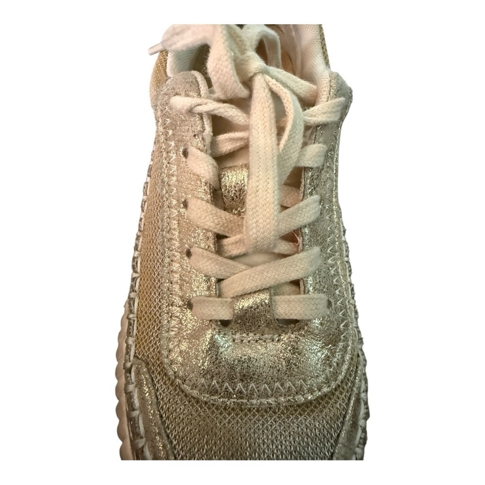 Dolce Vita Women's Gold Knit Sneakers size 6.5 - Picture 9 of 13